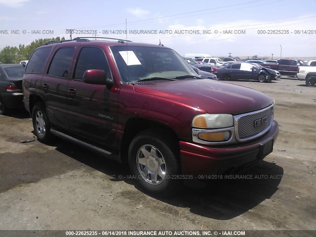 1GKEK63U43J214932 - 2003 GMC YUKON DENALI RED photo 1