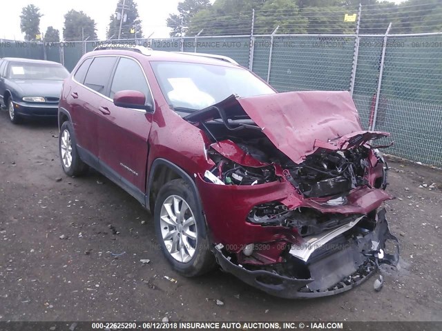 1C4PJMDS4FW692249 - 2015 JEEP CHEROKEE LIMITED MAROON photo 6