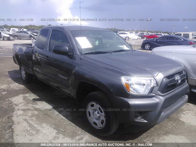 5TFTX4CN7EX045233 - 2014 TOYOTA TACOMA ACCESS CAB Grau Foto 1