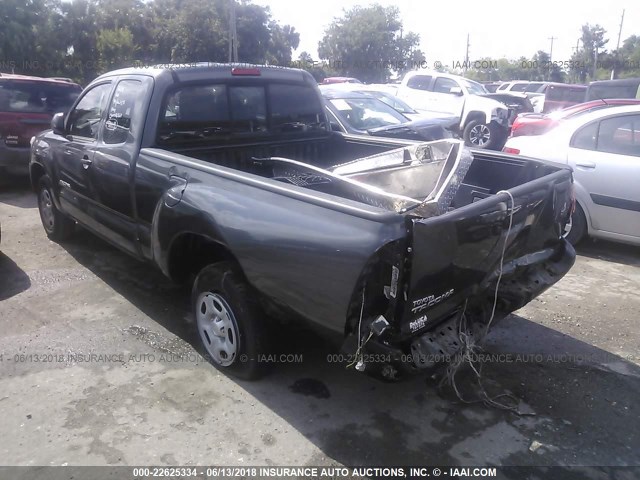 5TFTX4CN7EX045233 - 2014 TOYOTA TACOMA ACCESS CAB Grau Foto 3