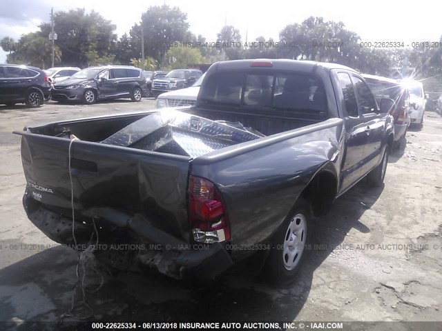 5TFTX4CN7EX045233 - 2014 TOYOTA TACOMA ACCESS CAB GRAY photo 6