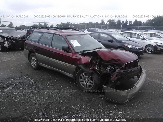 4S3BH675427652961 - 2002 SUBARU LEGACY OUTBACK AWP 栗色 照片 1