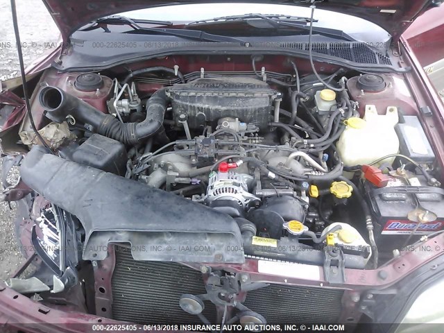 4S3BH675427652961 - 2002 SUBARU LEGACY OUTBACK AWP 栗色 照片 10