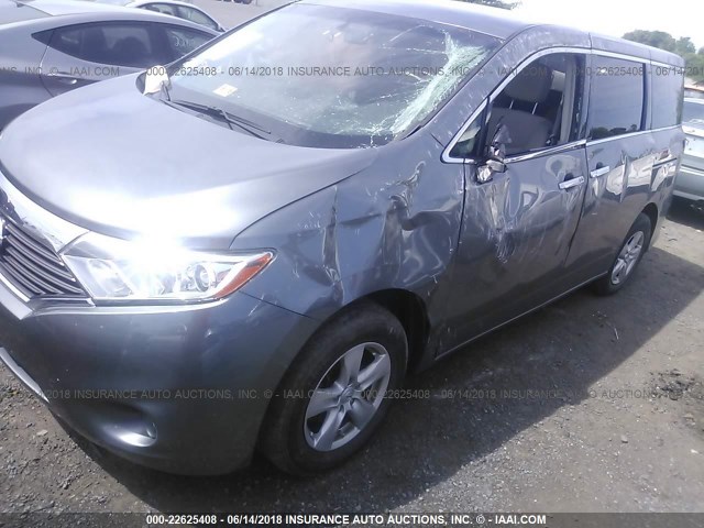 JN8AE2KP3F9130181 - 2015 NISSAN QUEST S/SV/SL/PLATINUM GRAY photo 2