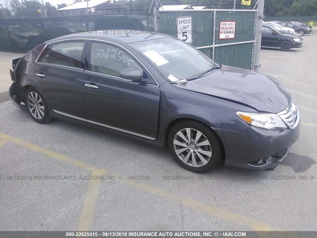 4T1BK3DB2BU414677 - 2011 TOYOTA AVALON LIMITED GRAY photo 1