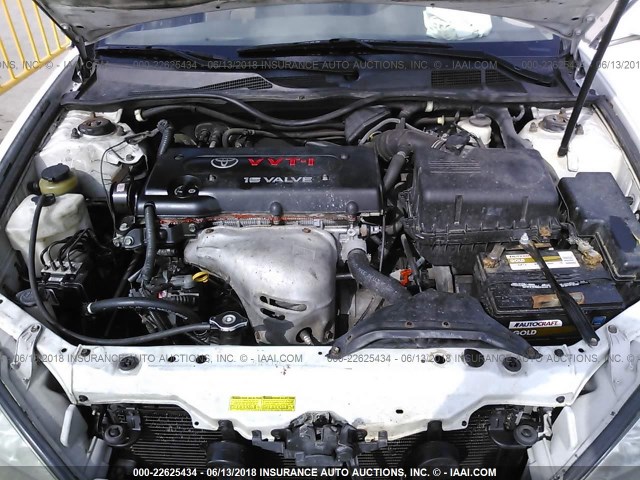 4T1BE30K85U590473 - 2005 TOYOTA CAMRY LE/XLE/SE 白色 照片 10