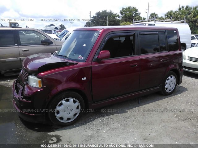 JTLKT324164107680 - 2006 TOYOTA SCION XB Qırmızı foto 2