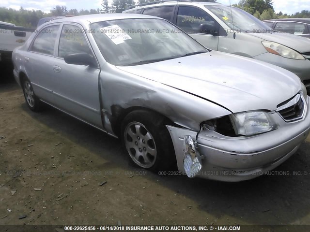 1YVGF22CX25282468 - 2002 MAZDA 626 LX SILVER photo 6