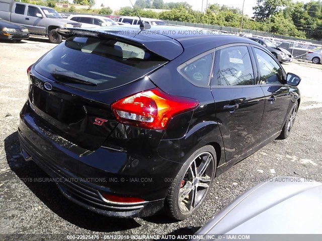 1FADP3L93HL281428 - 2017 FORD FOCUS ST BLACK photo 4