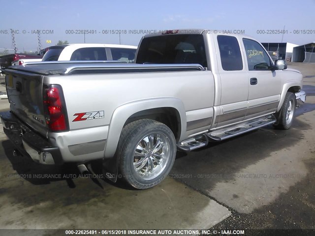 1GCEK19T55E183456 - 2005 CHEVROLET SILVERADO K1500 Pewter photo 4