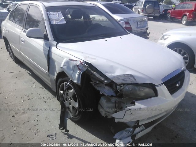 KMHDN46D66U357393 - 2006 HYUNDAI ELANTRA GLS/GT/LIMITED WHITE photo 6