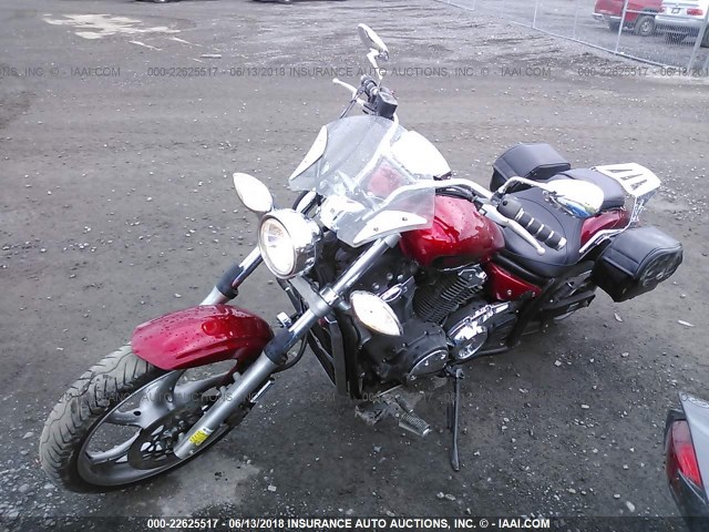 JYAVP33EXCA005081 - 2012 YAMAHA XVS1300 CU RED photo 2