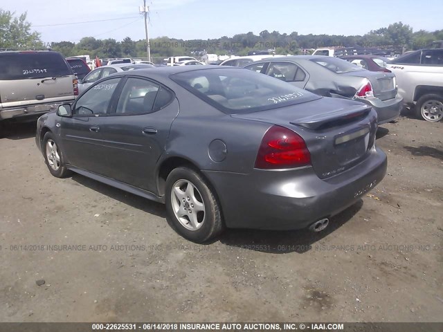 2G2WS542841376473 - 2004 PONTIAC GRAND PRIX GT2 GRAY photo 3