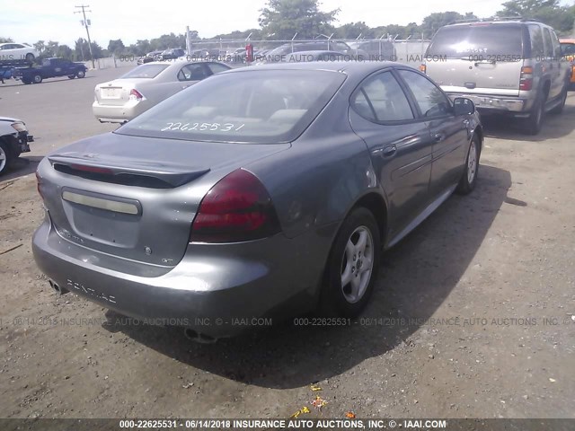 2G2WS542841376473 - 2004 PONTIAC GRAND PRIX GT2 GRAY photo 4