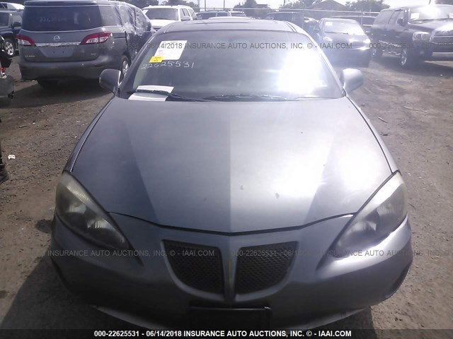 2G2WS542841376473 - 2004 PONTIAC GRAND PRIX GT2 GRAY photo 6