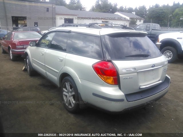 4S4BP67C064304160 - 2006 SUBARU LEGACY OUTBACK 2.5 XT LIMITED CREAM photo 3