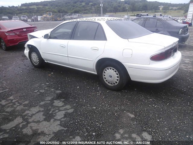 2G4WS52J631175493 - 2003 BUICK CENTURY CUSTOM WHITE photo 3