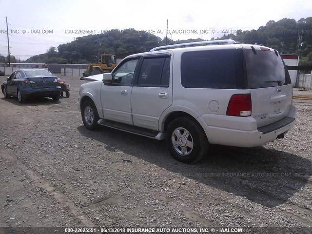 1FMFU20576LA24210 - 2006 FORD EXPEDITION LIMITED WHITE photo 3