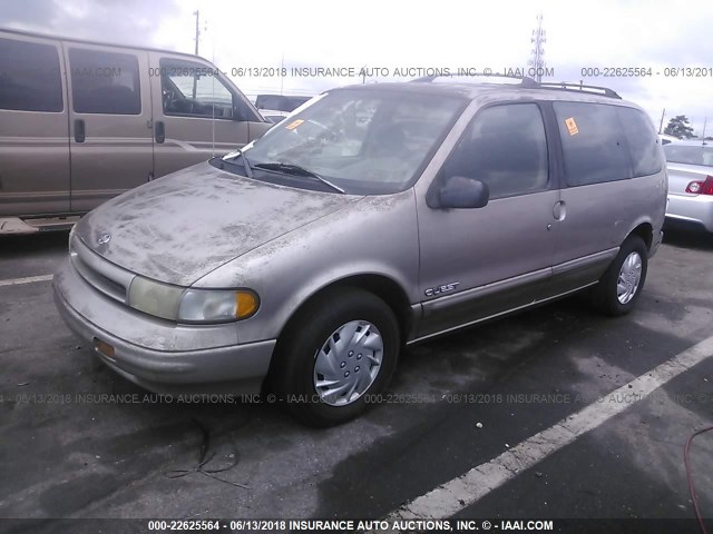 4N2DN11W5SD860755 - 1995 NISSAN QUEST XE/GXE Champagne photo 2