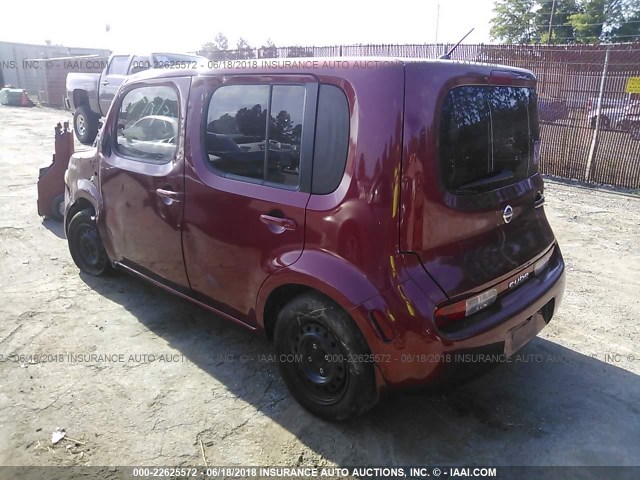 JN8AZ2KR8CT250790 - 2012 NISSAN CUBE S/SL/KROM MAROON photo 3