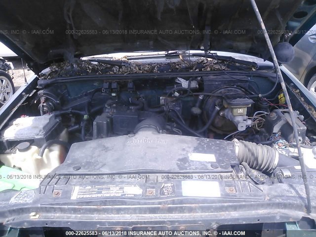 1GCCS1443TK187561 - 1996 CHEVROLET S TRUCK S10 GREEN photo 10