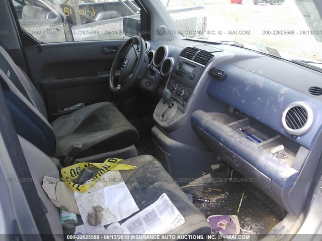 5J6YH28583L000638 - 2003 HONDA ELEMENT EX GRAY photo 5