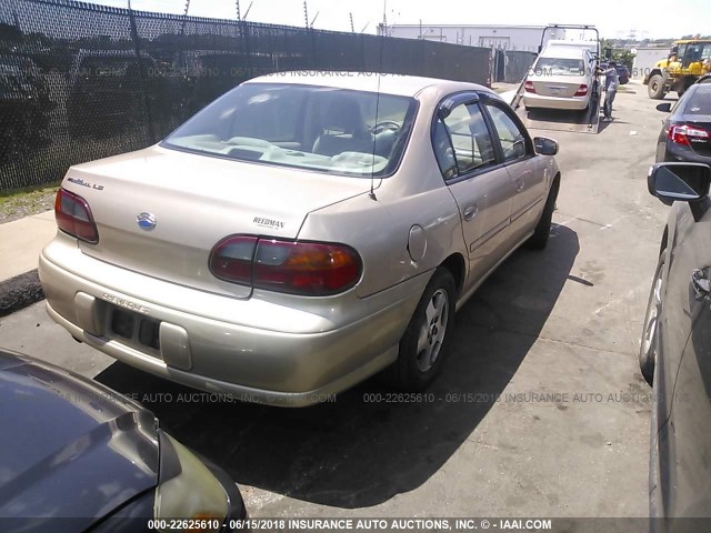 1G1NE52J53M721396 - 2003 CHEVROLET MALIBU LS 棕色 照片 4