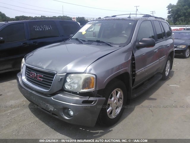 1GKDT13S652297576 - 2005 GMC ENVOY GRAY photo 2