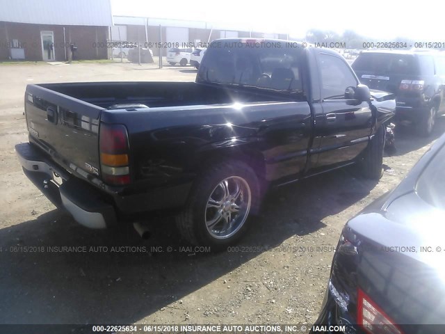 3GTEC14X27G168965 - 2007 GMC NEW SIERRA C1500 BLACK photo 4