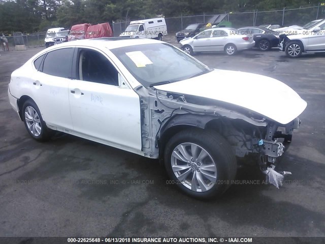 JN1BY1AR3BM370863 - 2011 INFINITI M37 X WHITE photo 1