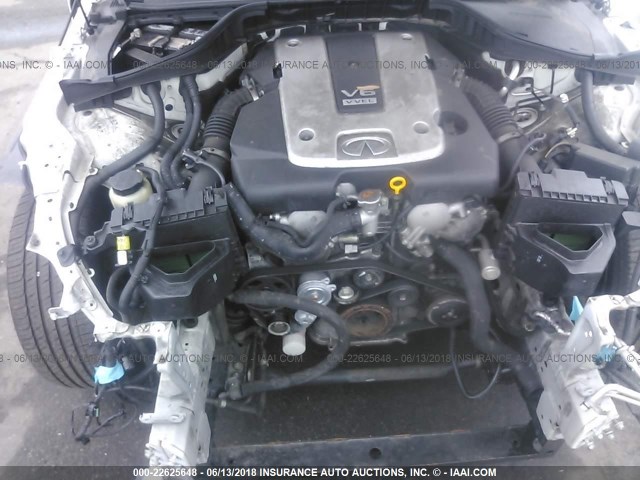 JN1BY1AR3BM370863 - 2011 INFINITI M37 X WHITE photo 10