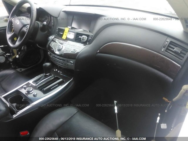 JN1BY1AR3BM370863 - 2011 INFINITI M37 X WHITE photo 5