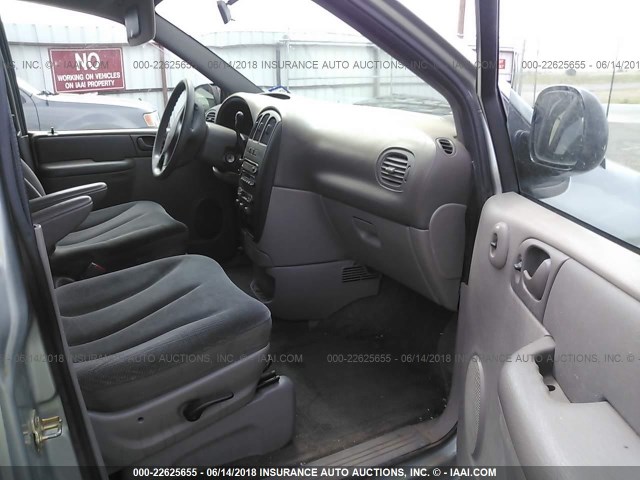 1D4GP24353B287664 - 2003 DODGE GRAND CARAVAN SE GREEN photo 5