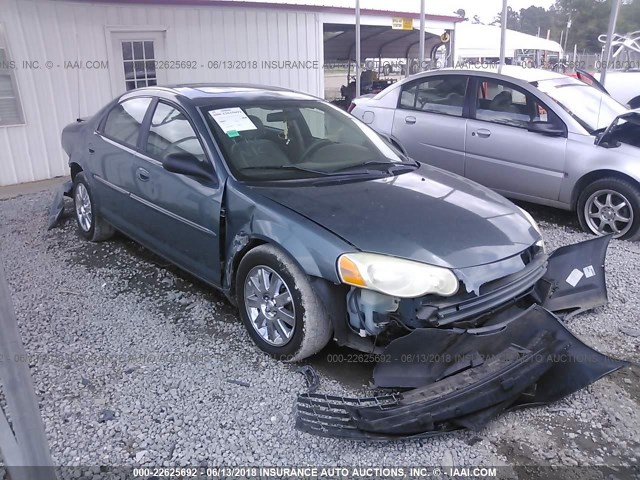 1C3EL66R96N119400 - 2006 CHRYSLER SEBRING LIMITED GREEN photo 1