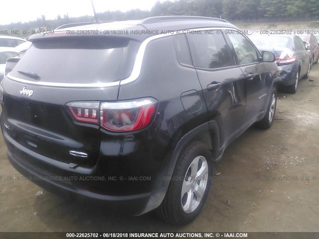 3C4NJDBB8JT314086 - 2018 JEEP COMPASS LATITUDE 黑色 照片 4