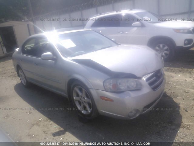 JN1DA31A83T435278 - 2003 NISSAN MAXIMA GLE/SE SILVER photo 1