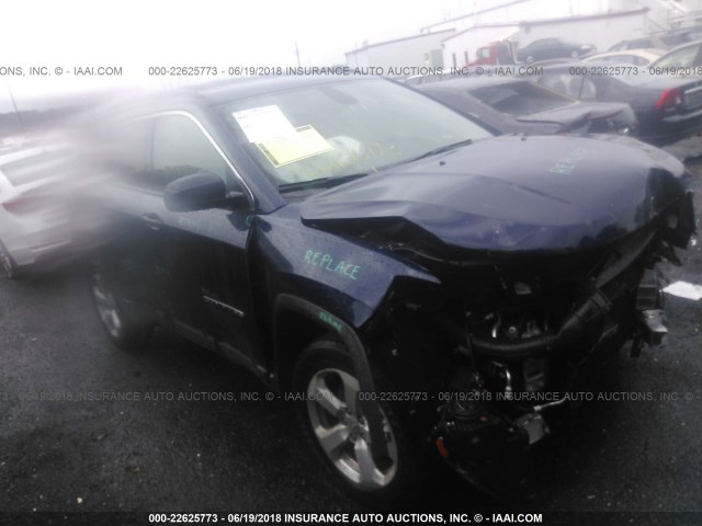3C4NJDBB4JT223641 - 2018 JEEP COMPASS LATITUDE 蓝色 照片 1