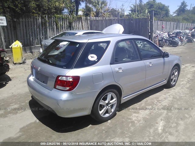 JF4GG61615G057539 - 2005 SAAB 9-2 LINEAR SILVER photo 4