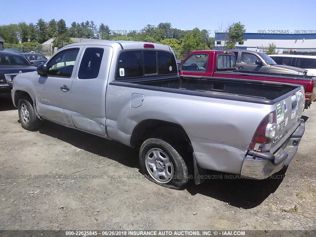 5TFTX4CN5BX002697 - 2011 TOYOTA TACOMA ACCESS CAB Silber Foto 3