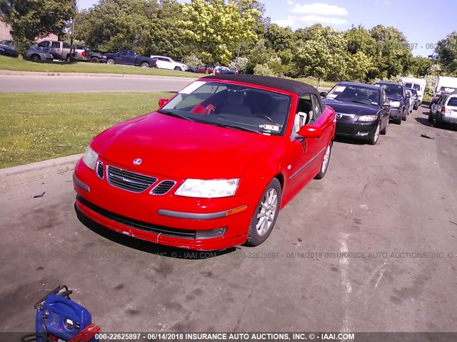 YS3FD79Y156016687 - 2005 SAAB 9-3 ARC RED photo 2