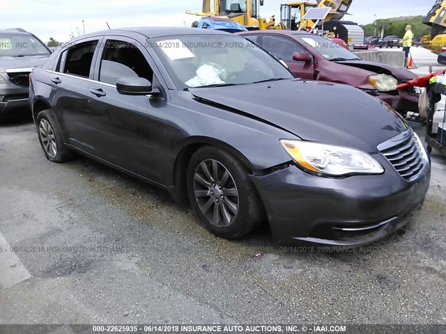 1C3CCBBB2EN179753 - 2014 CHRYSLER 200 TOURING GRAY photo 1