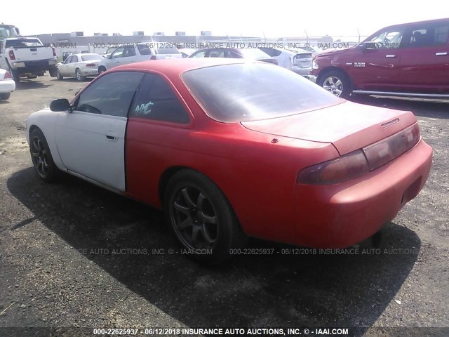 JN1AS44D5SW000713 - 1995 NISSAN 240SX SE ORANGE photo 3