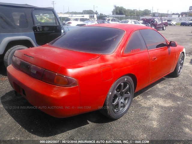 JN1AS44D5SW000713 - 1995 NISSAN 240SX SE ORANGE photo 4