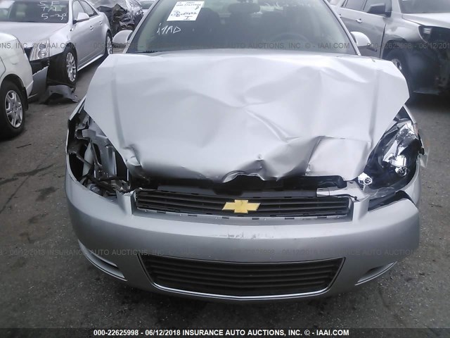 2G1WB58K379240997 - 2007 CHEVROLET IMPALA LS SILVER photo 6