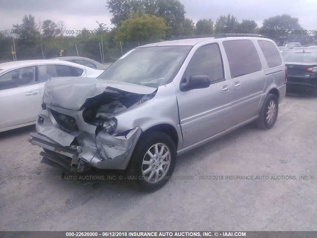 5GADV23LX6D127961 - 2006 BUICK TERRAZA CX SILVER photo 2