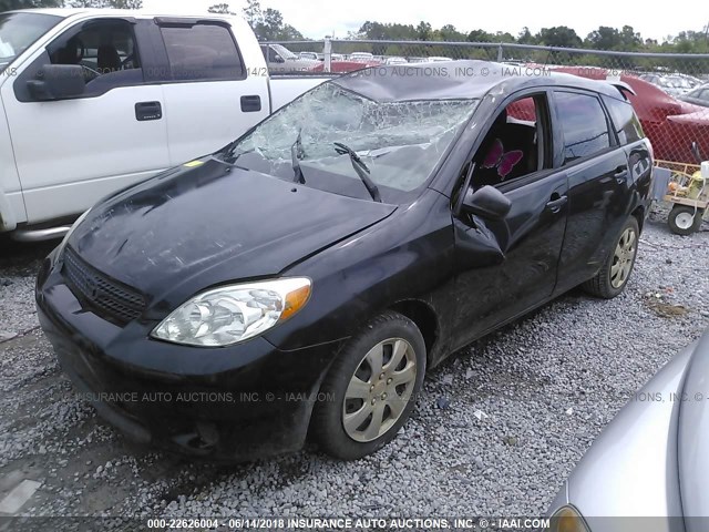 2T1KR32E86C570481 - 2006 TOYOTA COROLLA MATRIX XR BLACK photo 2