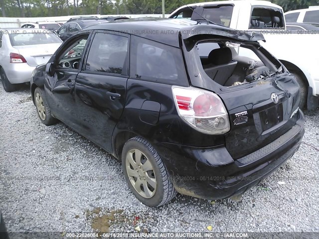 2T1KR32E86C570481 - 2006 TOYOTA COROLLA MATRIX XR BLACK photo 3