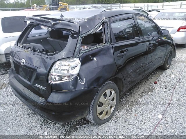 2T1KR32E86C570481 - 2006 TOYOTA COROLLA MATRIX XR BLACK photo 4