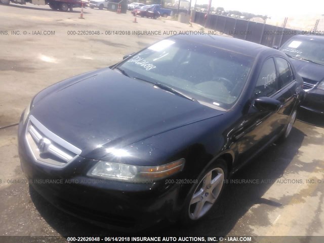 19UUA66246A049538 - 2006 ACURA 3.2TL BLACK photo 2