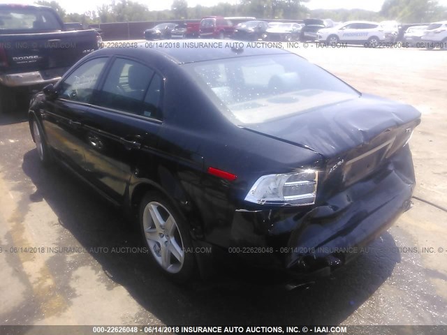 19UUA66246A049538 - 2006 ACURA 3.2TL BLACK photo 3